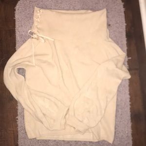 off the shoulder umgee sweater